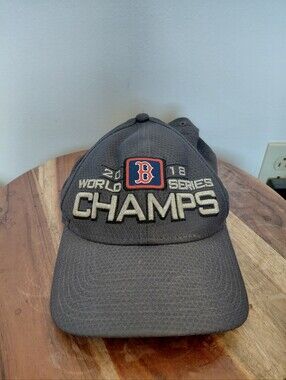 MLB x New Era Boston Red Sox 2018 World Series Champions Baseball Gray Hat OS (F